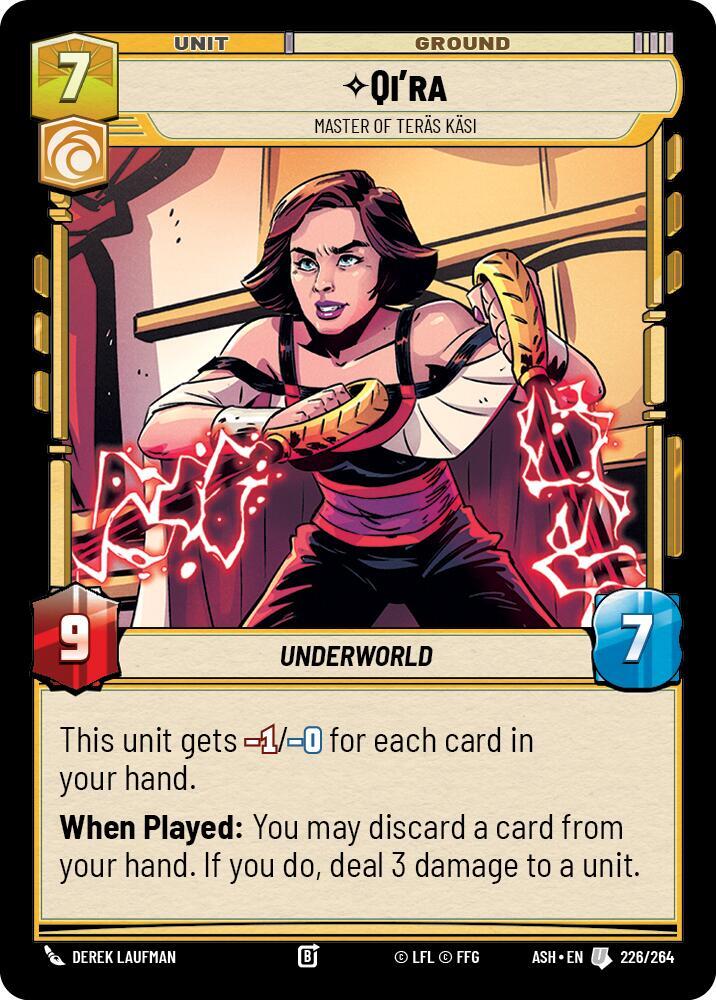 Qi'ra - Master of Teras Kasi (226/264) [Ashes of the Empire]