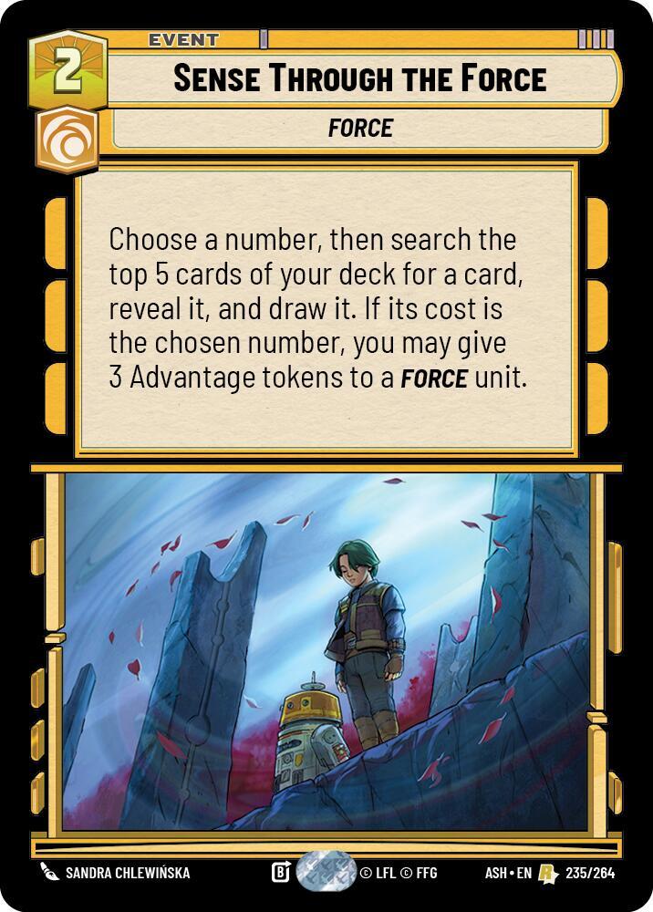 Sense Through the Force (235/264) [Ashes of the Empire]