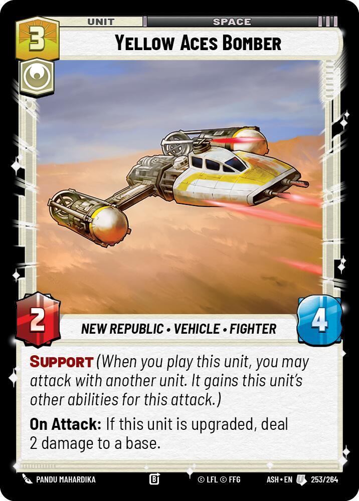 Yellow Aces Bomber (253/264) [Ashes of the Empire]
