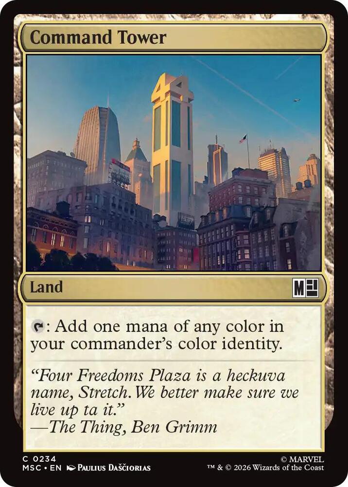 Command Tower (0234) [Marvel Super Heroes Commander]