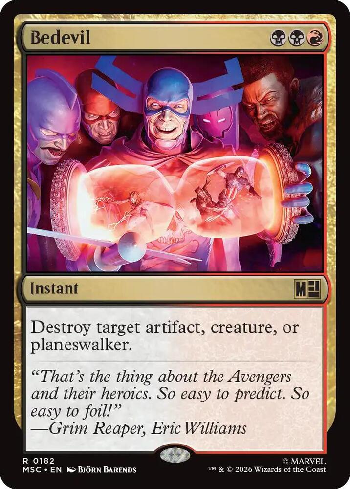 Bedevil (Surge Foil) (182) [Marvel Super Heroes Commander]