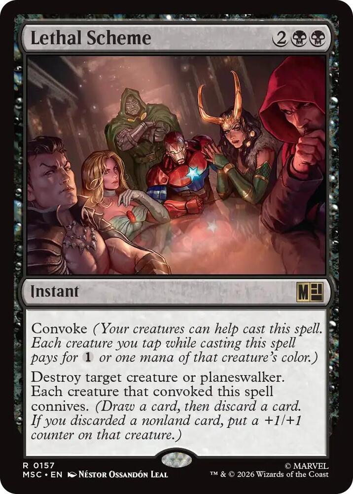 Lethal Scheme (Surge Foil) (157) [Marvel Super Heroes Commander]