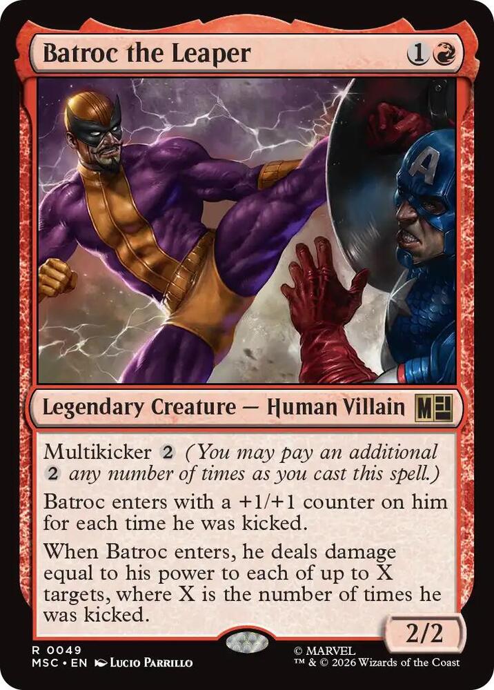 Batroc the Leaper (49) [Marvel Super Heroes Commander]