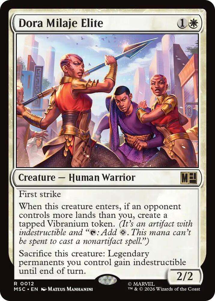 Dora Milaje Elite (12) [Marvel Super Heroes Commander]