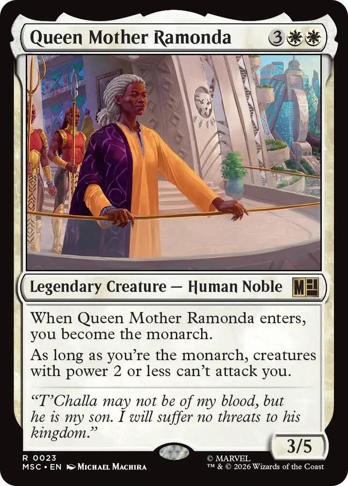 Queen Mother Ramonda (23) [Marvel Super Heroes Commander]