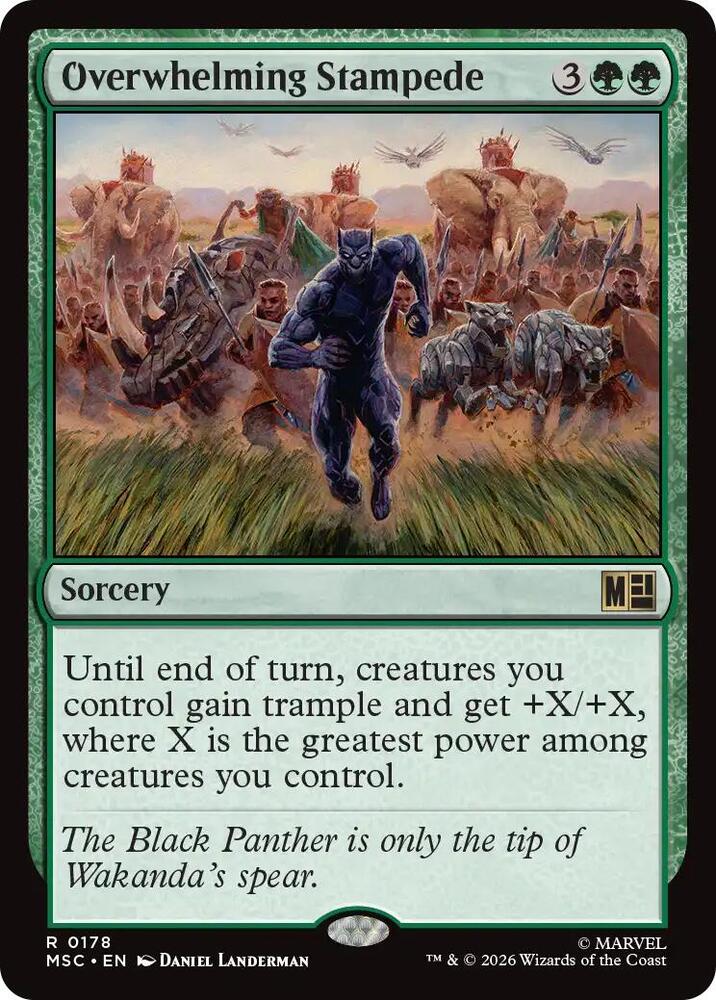 Overwhelming Stampede (178) [Marvel Super Heroes Commander]