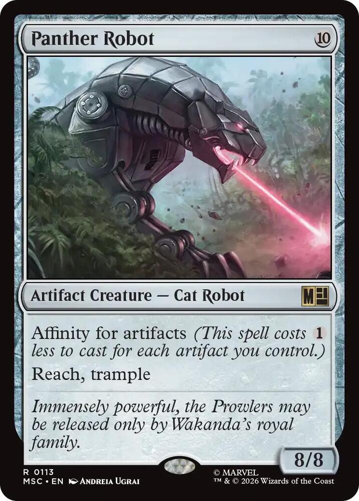 Panther Robot (113) [Marvel Super Heroes Commander]