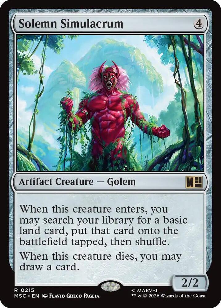 Solemn Simulacrum (215) [Marvel Super Heroes Commander]