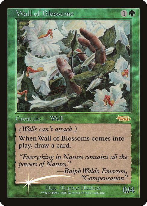 Wall of Blossoms (5) [Friday Night Magic 2002]