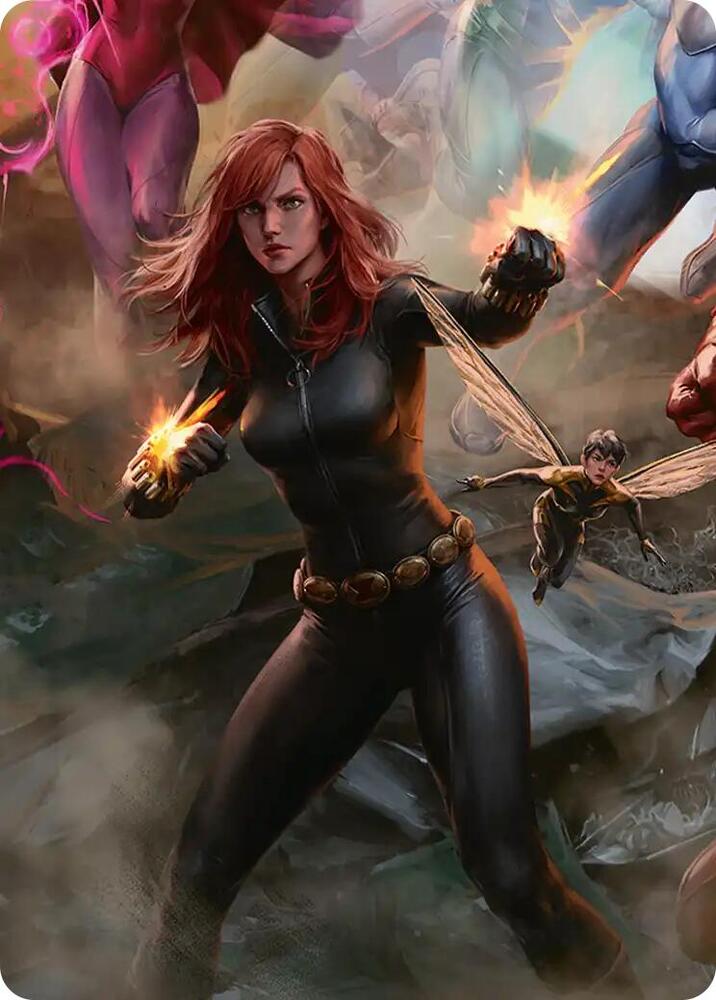 Black Widow, Intel Expert Art Card (4) [Marvel Super Heroes Art Series]