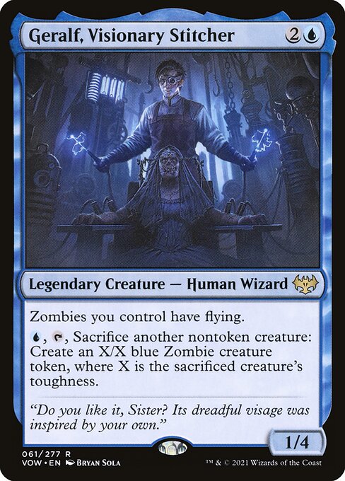 Geralf, Visionary Stitcher (61) [Innistrad: Crimson Vow]
