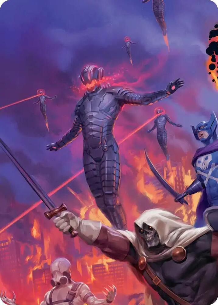 Ultron, Machine Overlord Art Card (7) [Marvel Super Heroes Art Series]