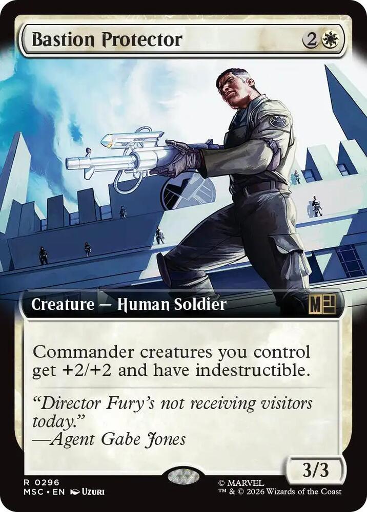 Bastion Protector (Extended Art) (296) [Marvel Super Heroes Commander]