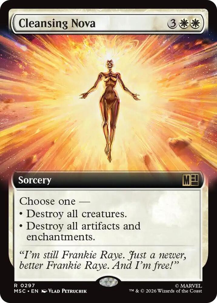Cleansing Nova (Extended Art) (297) [Marvel Super Heroes Commander]