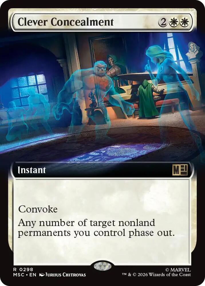 Clever Concealment (Extended Art) (298) [Marvel Super Heroes Commander]