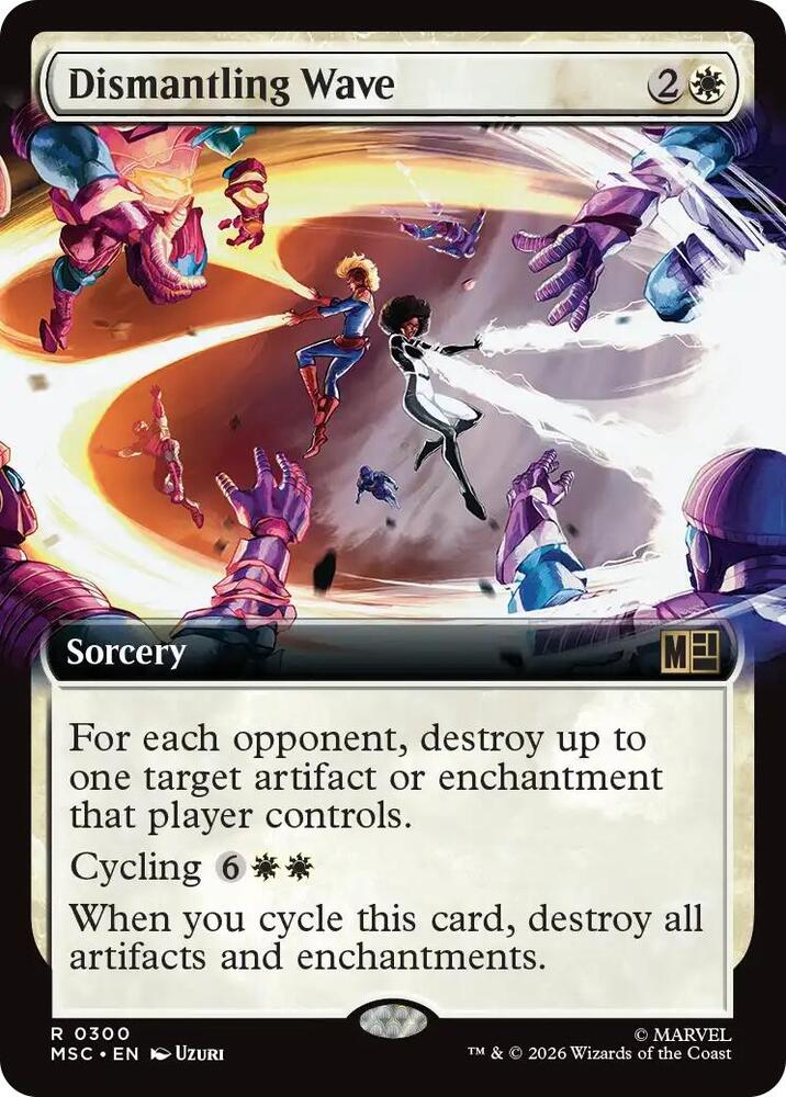 Dismantling Wave (Extended Art) (300) [Marvel Super Heroes Commander]