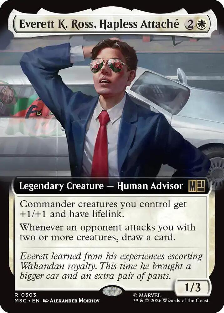 Everett K. Ross, Hapless Attache (Extended Art) (303) [Marvel Super Heroes Commander]