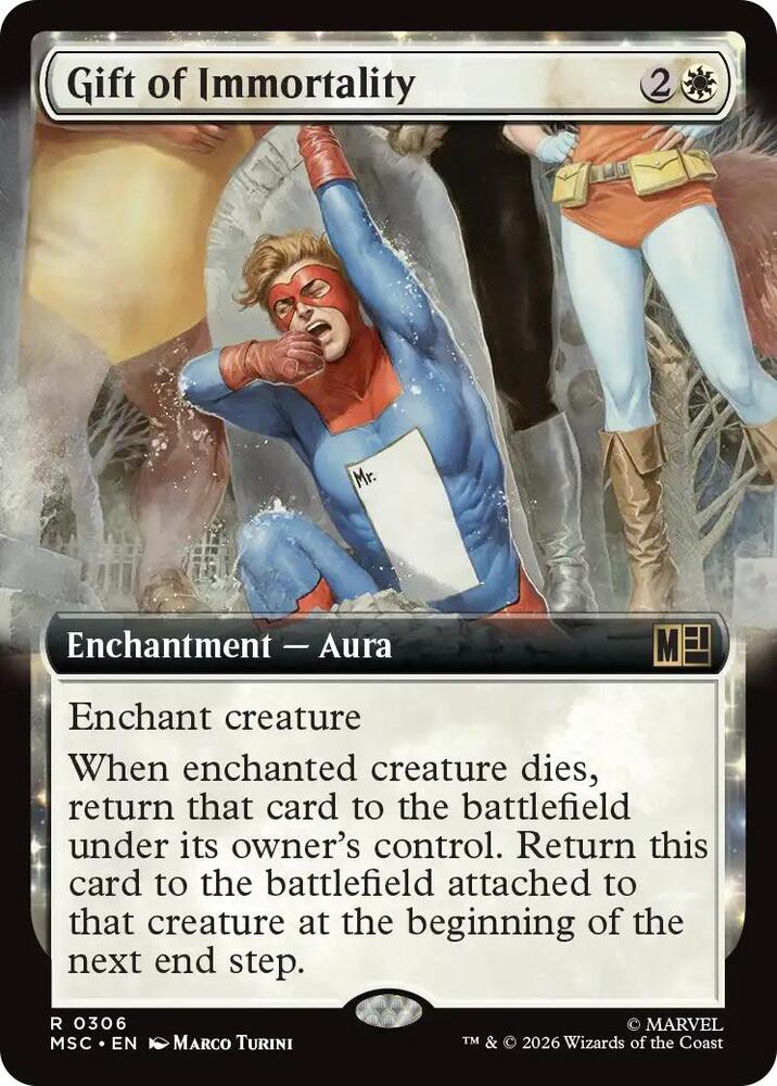 Gift of Immortality (Extended Art) (306) [Marvel Super Heroes Commander]