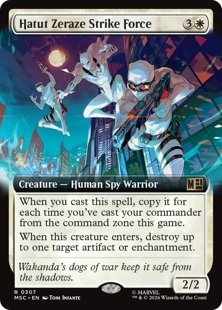 Hatut Zeraze Strike Force (Extended Art) (307) [Marvel Super Heroes Commander]