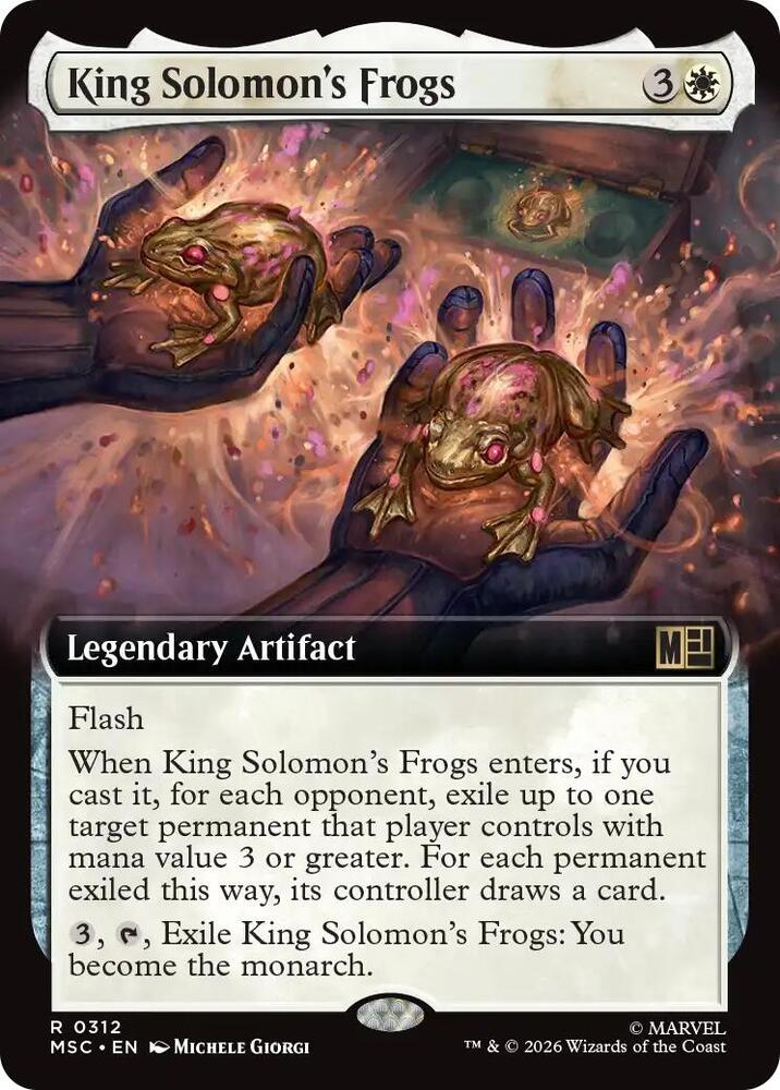 King Solomon's Frogs (Extended Art) (312) [Marvel Super Heroes Commander]
