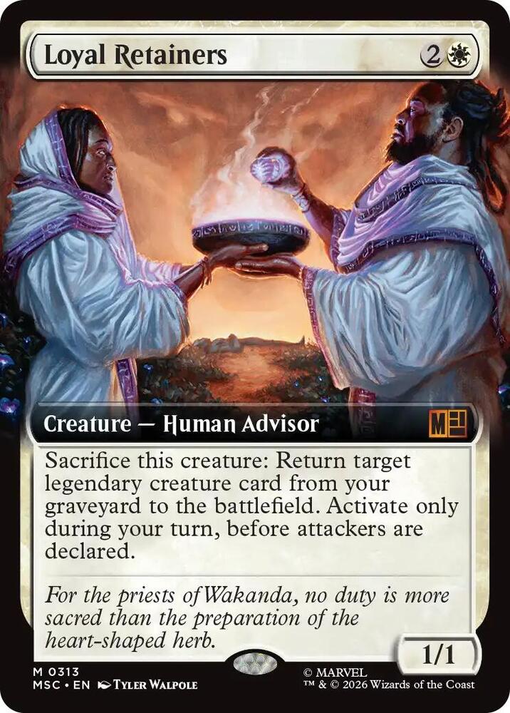 Loyal Retainers (Extended Art) (313) [Marvel Super Heroes Commander]