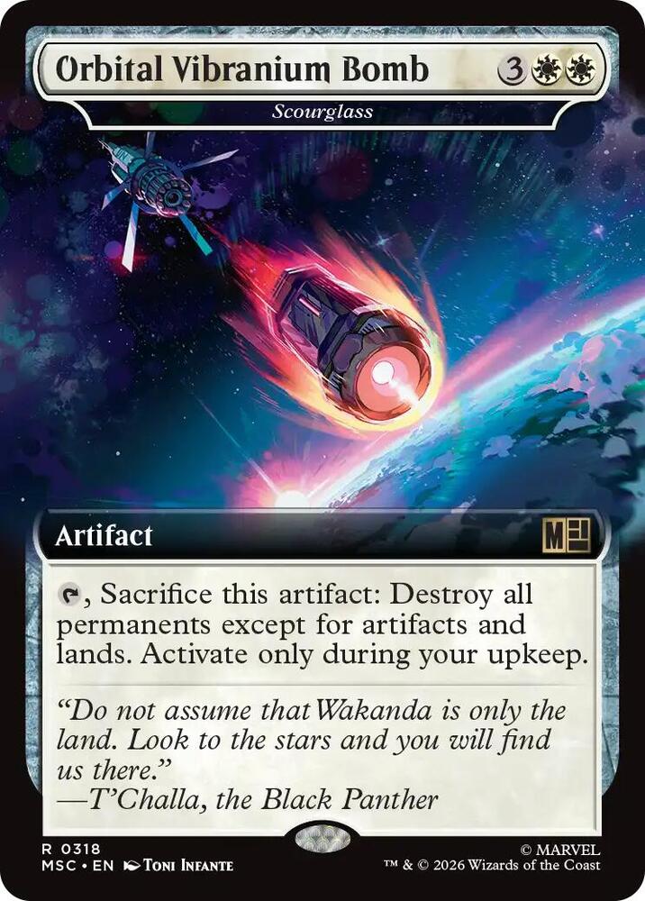 Orbital Vibranium Bomb - Scourglass (Extended Art) (318) [Marvel Super Heroes Commander]