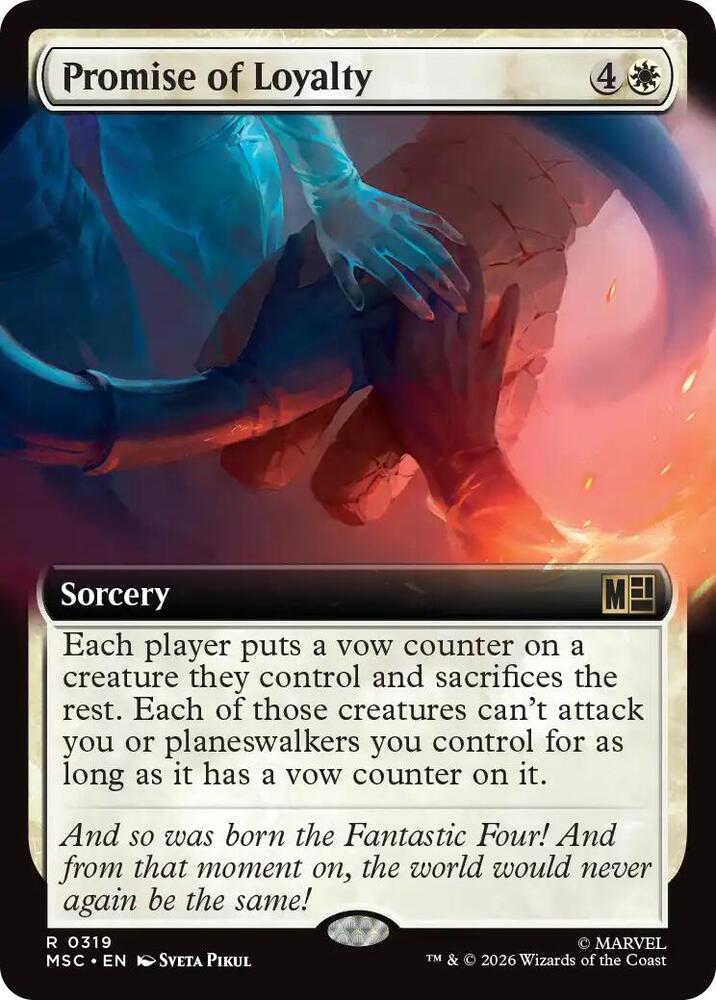 Promise of Loyalty (Extended Art) (319) [Marvel Super Heroes Commander]