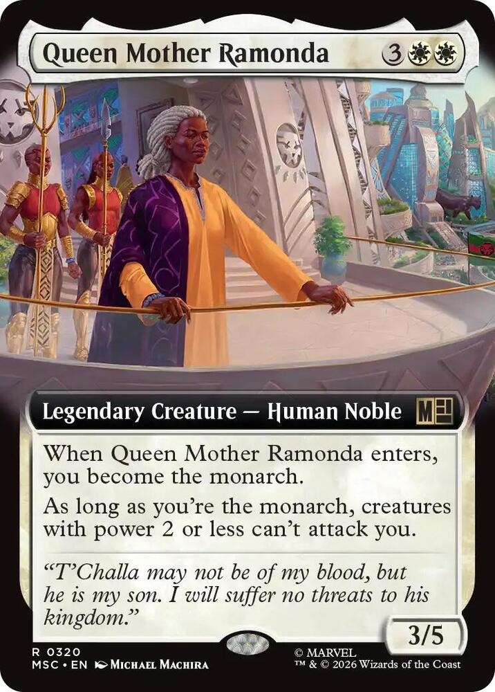 Queen Mother Ramonda (Extended Art) (320) [Marvel Super Heroes Commander]