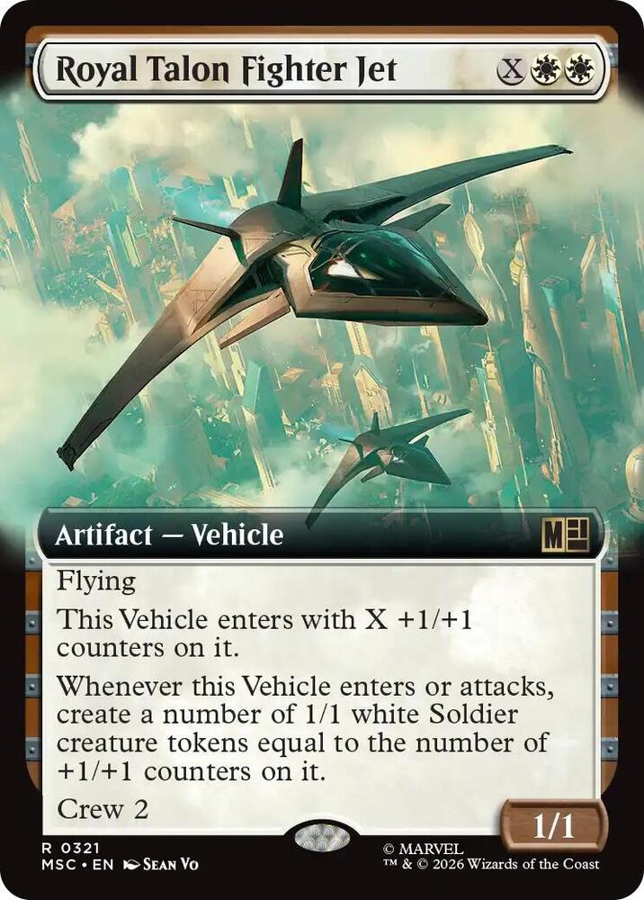 Royal Talon Fighter Jet (Extended Art) (321) [Marvel Super Heroes Commander]