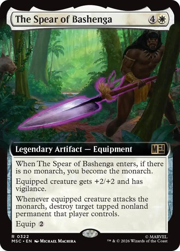 The Spear of Bashenga (Extended Art) (322) [Marvel Super Heroes Commander]