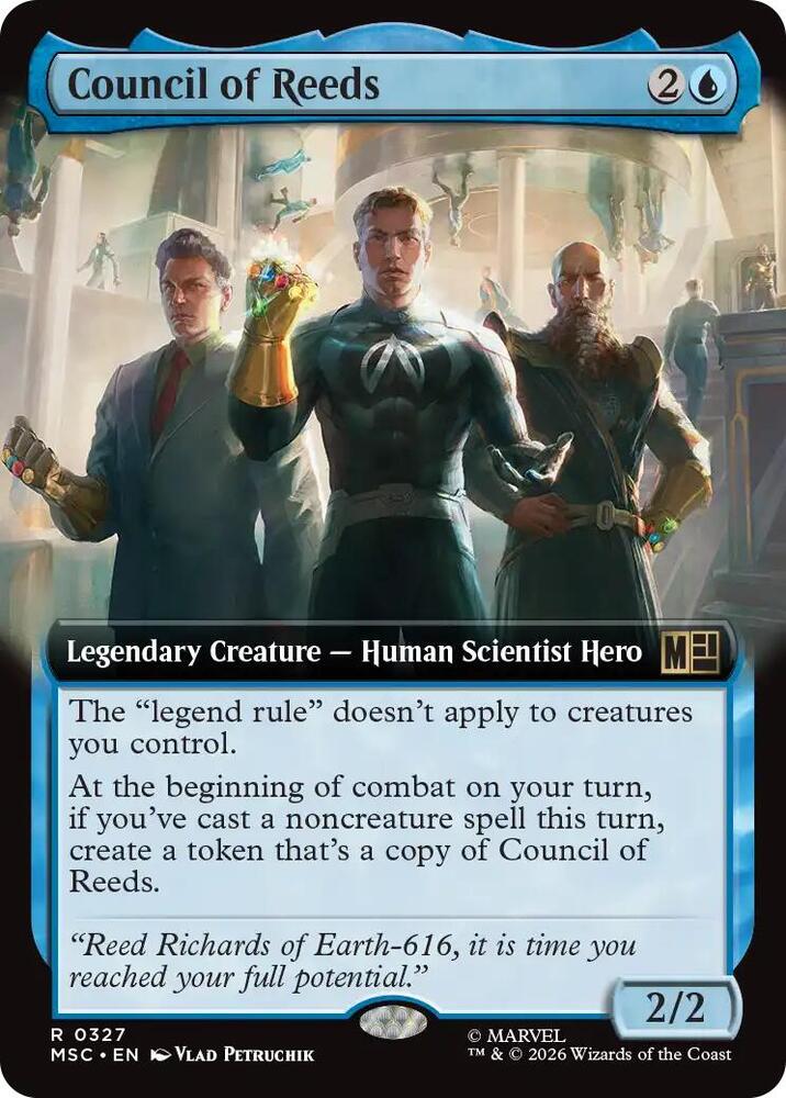 Council of Reeds (Extended Art) (327) [Marvel Super Heroes Commander]