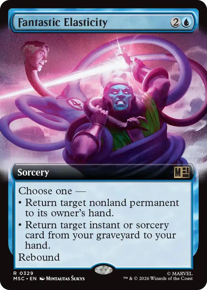 Fantastic Elasticity (Extended Art) (329) [Marvel Super Heroes Commander]