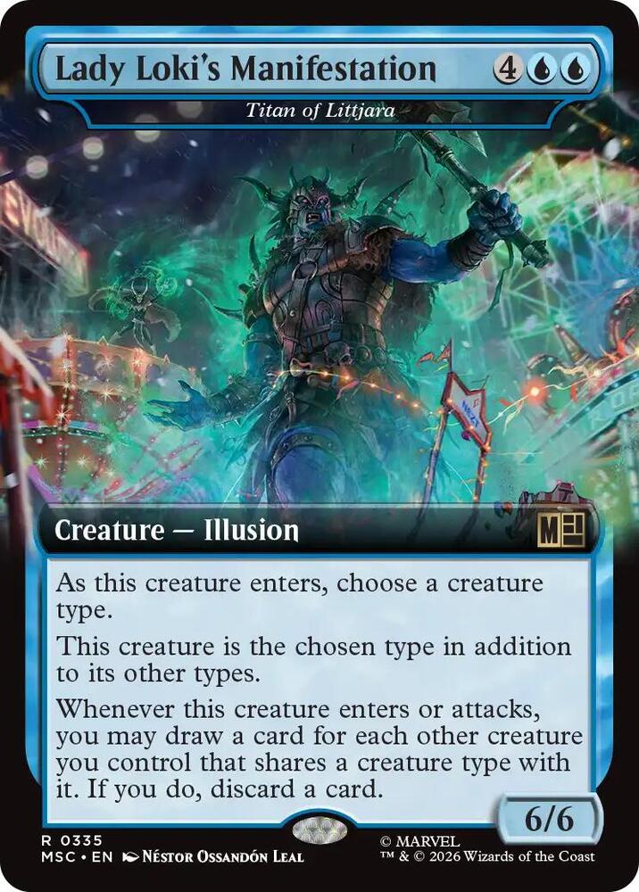 Lady Loki's Manifestation - Titan of Littjara (Extended Art) (335) [Marvel Super Heroes Commander]