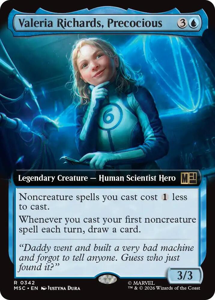 Valeria Richards, Precocious (Extended Art) (342) [Marvel Super Heroes Commander]