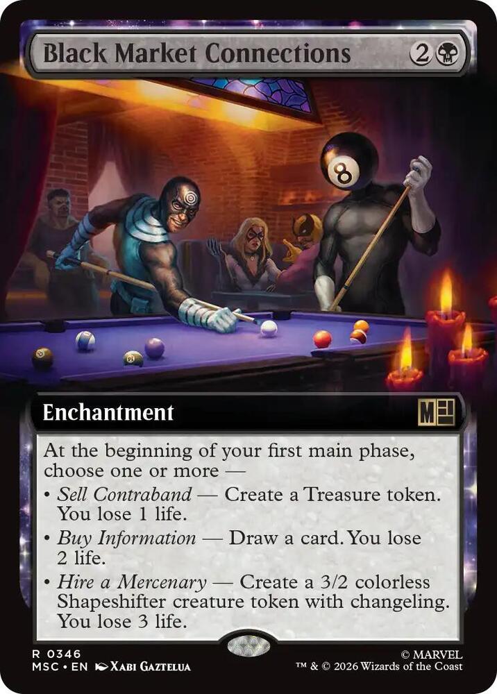 Black Market Connections (Extended Art) (346) [Marvel Super Heroes Commander]