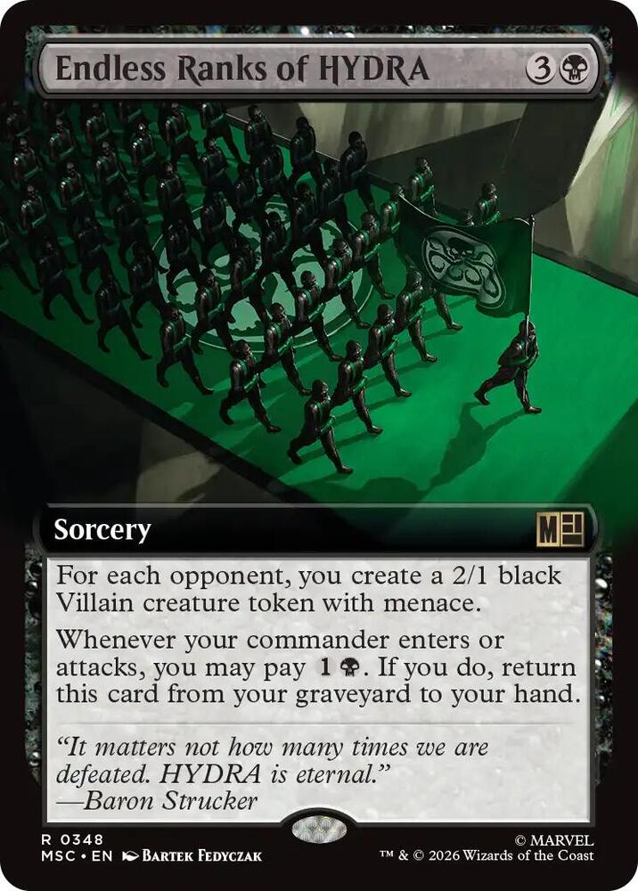 Endless Ranks of HYDRA (Extended Art) (348) [Marvel Super Heroes Commander]