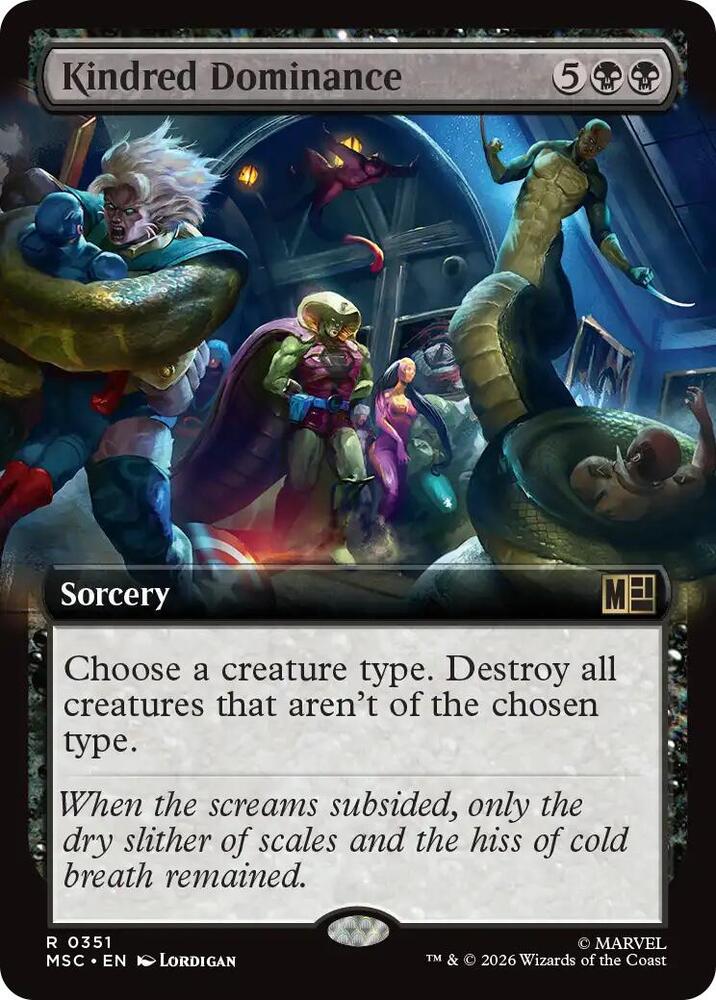 Kindred Dominance (Extended Art) (351) [Marvel Super Heroes Commander]
