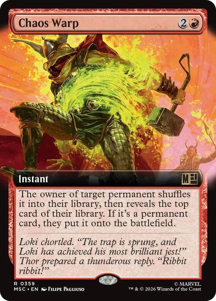 Chaos Warp (Extended Art) (359) [Marvel Super Heroes Commander]