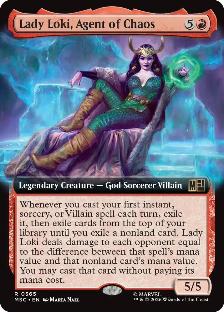 Lady Loki, Agent of Chaos (Extended Art) (365) [Marvel Super Heroes Commander]