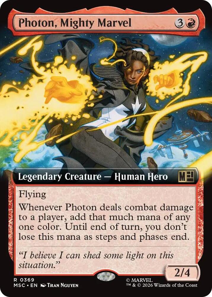 Photon, Mighty Marvel (Extended Art) (369) [Marvel Super Heroes Commander]