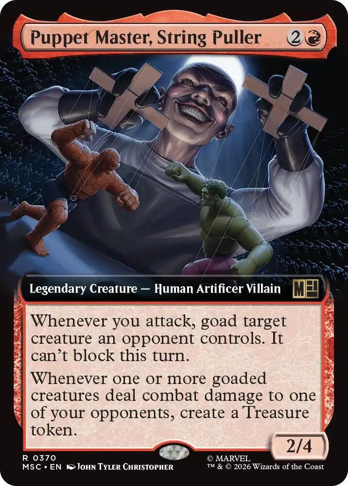 Puppet Master, String Puller (Extended Art) (370) [Marvel Super Heroes Commander]