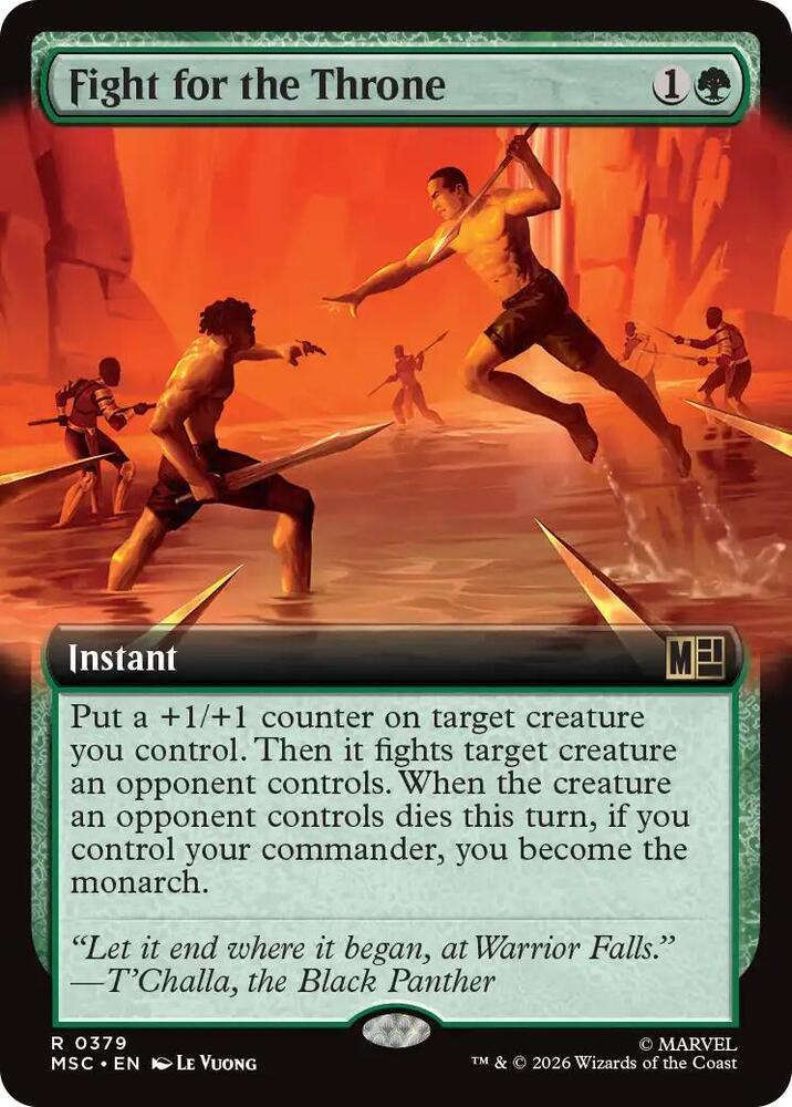 Fight for the Throne (Extended Art) (379) [Marvel Super Heroes Commander]