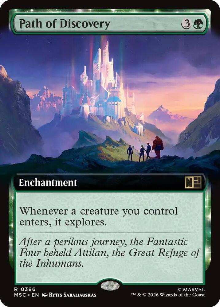 Path of Discovery (Extended Art) (386) [Marvel Super Heroes Commander]
