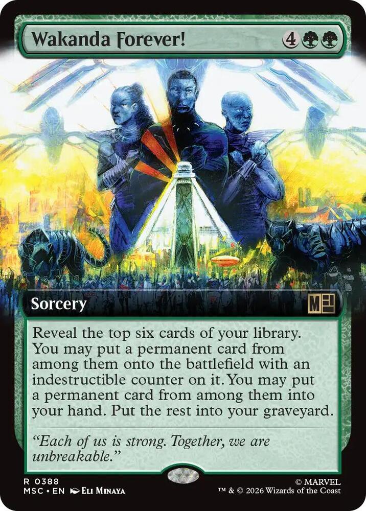 Wakanda Forever! (Extended Art) (388) [Marvel Super Heroes Commander]
