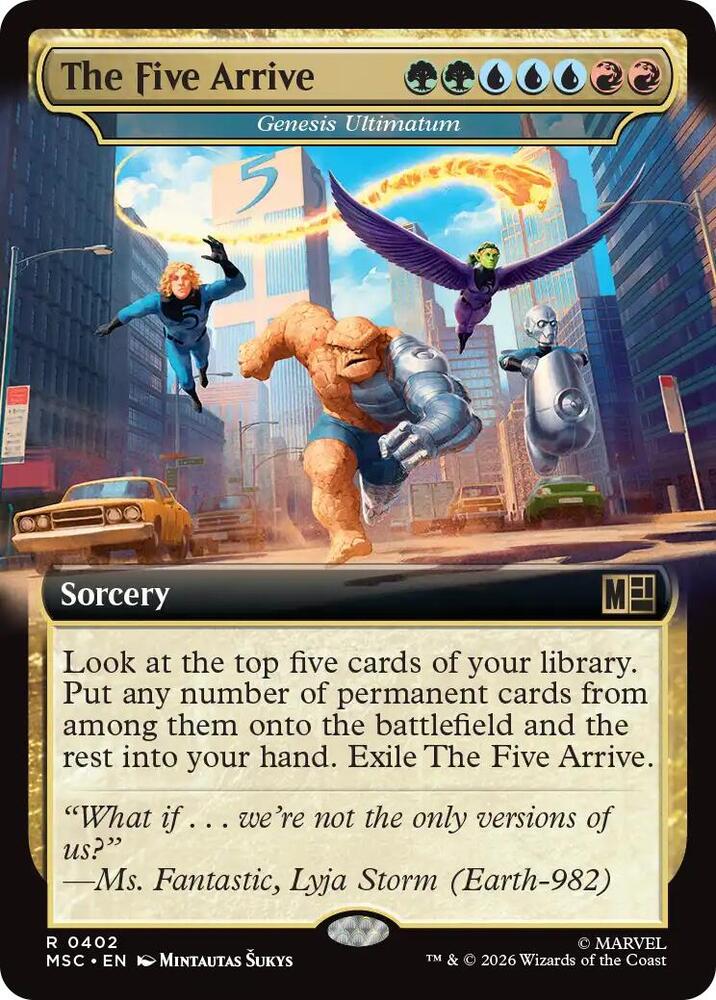The Five Arrive - Genesis Ultimatum (Extended Art) (402) [Marvel Super Heroes Commander]