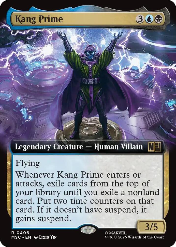 Kang Prime (Extended Art) (406) [Marvel Super Heroes Commander]