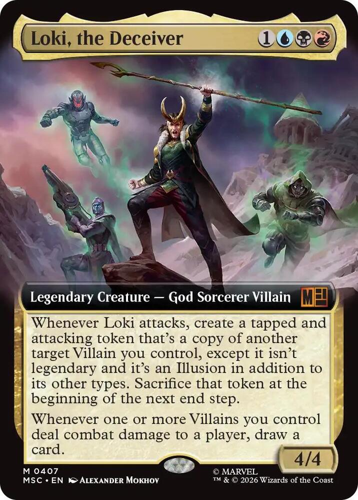 Loki, the Deceiver (Extended Art) (407) [Marvel Super Heroes Commander]