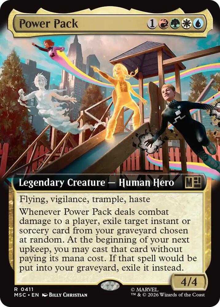 Power Pack (Extended Art) (411) [Marvel Super Heroes Commander]