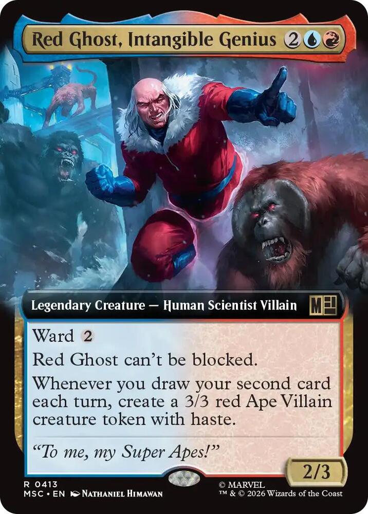 Red Ghost, Intangible Genius (Extended Art) (413) [Marvel Super Heroes Commander]