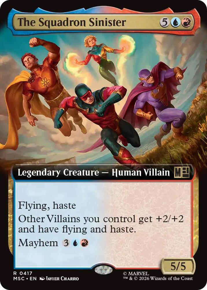 The Squadron Sinister (Extended Art) (417) [Marvel Super Heroes Commander]
